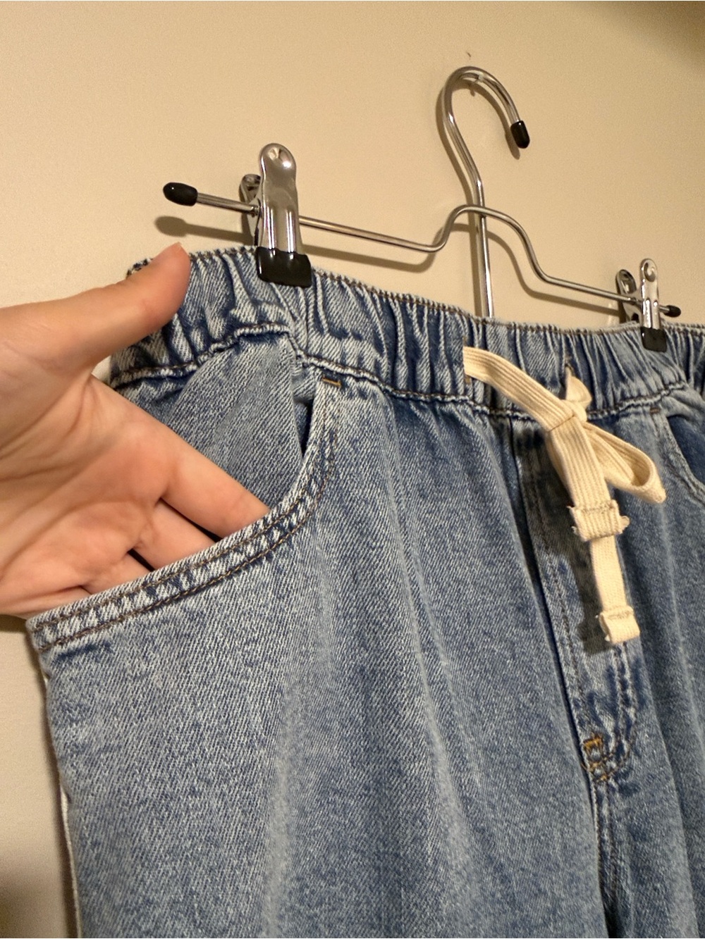 NWT GAP High Rise Wide Leg Striped Jean - Picture 6 of 10